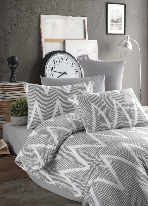 L'essentiel linge de maison Olivia - Gris